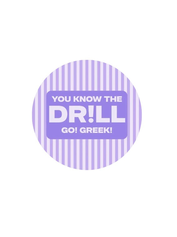 You know the dr!ll