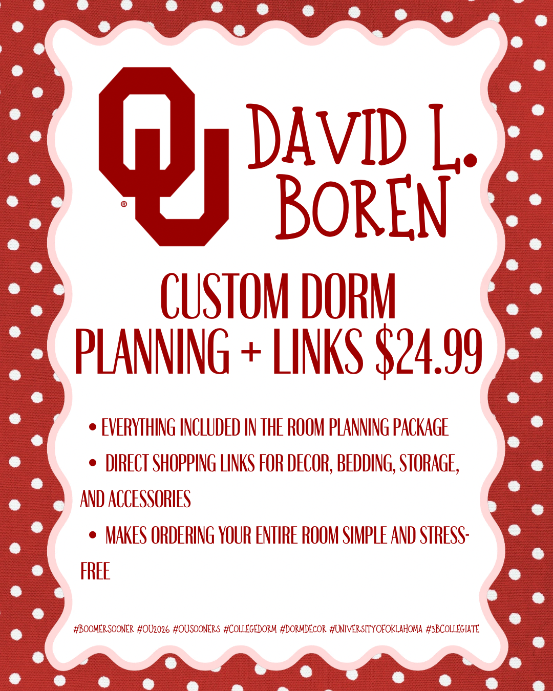 David L. Boren Dorm Planning