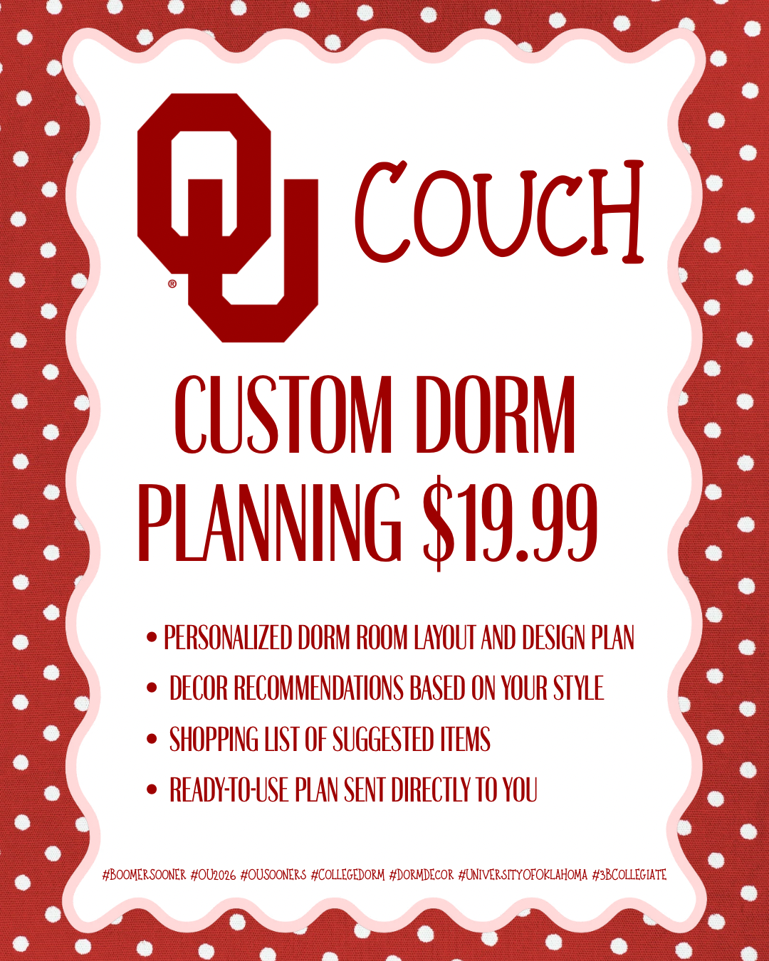 Couch Dorm Planning